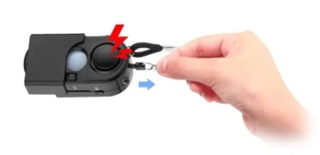 МИНИ-ПИР-ДАТЧИК ДВИЖЕНИЯ С СИГНАЛИЗАЦИЯЮ 120 ДБ ПОРТАТИВНЫЙ ТУРИСТИЧЕСКИЙ СВЕТОДИОДНЫЙ СВЕТОДИОД SOS