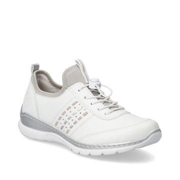 półbuty Rieker damskie Komfortowe buty Sneakersy wkładka MemoSoft L3259-80