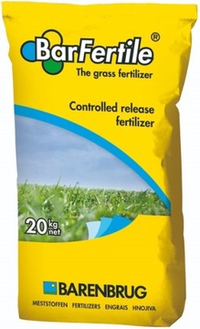 Nawóz Do Trawy Wiosenny Regeneracyjny Azotowy Barenbrug BarFertile 20Kg