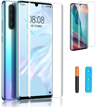 PROFILOWANE SZKŁO FullGlue 5D UV DO HUAWEI P30 PRO