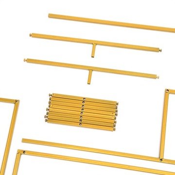 4 ШТ. 100/80/60/40 СМ ЗОЛОТАЯ ПОДСТАВКА ДЛЯ ЦВЕТОВ