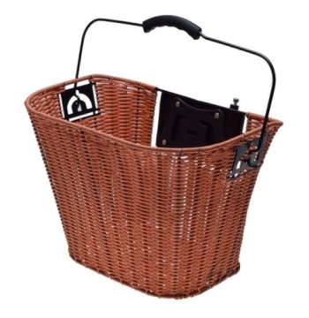 KOSZ ROWEROWY PRZÓD RATANOWY