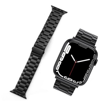 Pasek FULLMOSA do Apple WATCH 42 / 44 / 45 / 49 MM stal czarny