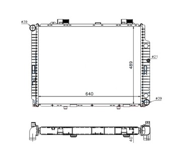 CHŁODNICA MERCEDES BENZ E-kl W210 06.99-