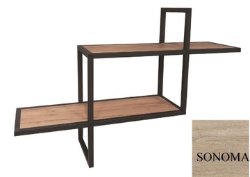 PÓŁKA PRESTIGE LOFT INDUSTRIAL 101x66 dąb sonoma