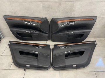 СИДЕНИЯ, ОБИВКА С ПОДОГРЕВОМ, ВЕНТИЛЯЦИЯ, СТОЛИК, ДЕКОР, MERCEDES W221 LONG