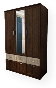 Szafa z lustrem 140 cm do przedpokoju PREMIUM