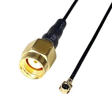 Pigtail uFL wtyk żeński SMA-RP wtyk 1,13mm 40cm
