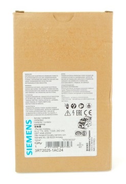 Siemens 3RT2025-1AC24 Контактор 3 НО 690 В переменного тока