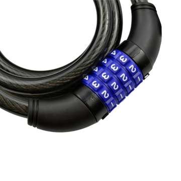 GRUBA BLOKADA ROWEROWA SZYFR KOD DO ROWERU ZAPIĘCIE ZABEZPIECZENIE ROWERU