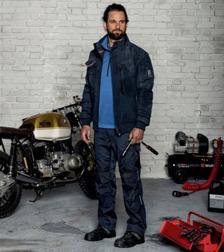 РАБОЧИЕ БРЮКИ WURTH STRETCH X BLUE 64