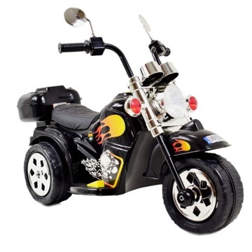 PIERWSZY MOTOR CHOPPER NA AKUMULATOR Z KUFERKIEM LL777-1