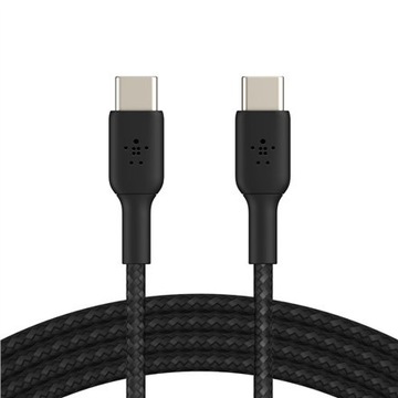 Белкин | Кабель USB-C | Мужской | 24-контактный USB-C | Мужской | Черный | 24-контактный USB-C |