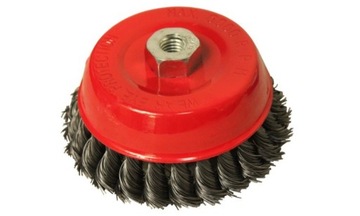 SZCZOTKA DRUCIANA DOCZOŁOWA PLECIONA 125mm M14