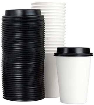 БУМАЖНЫЕ СТАКАНЫ ДЛЯ ГОРЯЧИХ И ХОЛОДНЫХ НАПИТКОВ + ОДНОРАЗОВЫЕ КРЫШКИ 250мл