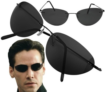 Okulary męskie przeciwsłoneczne pilotki matrix neo