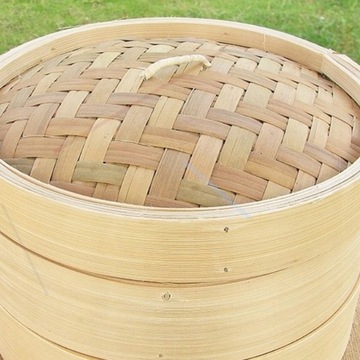 Кухонная бамбуковая корзина для пароварки