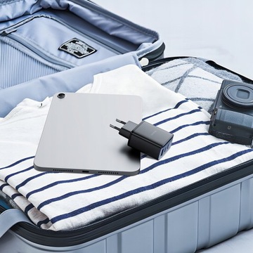 БЫСТРОЕ СЕТЕВОЕ ЗАРЯДНОЕ УСТРОЙСТВО MCDODO ДЛЯ IPHONE 2XUSB-C 1XUSB PD 30 Вт СВЕТОДИОДНЫЙ ИЗМЕРИТЕЛЬ