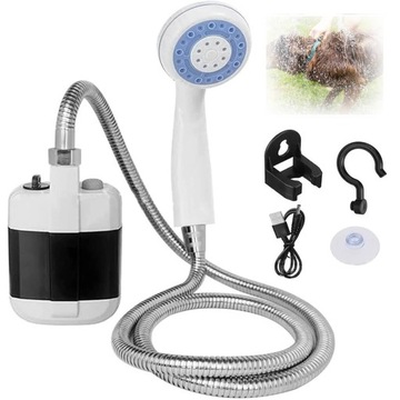Портативный туристический душ, электрический насос для кемпинга, перезаряжаемый через USB