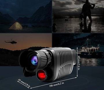 7-уровневое ночное видение на расстоянии до 800 м 5-кратный ZOOM LED FullHD 1080p USB цифровой 128 ГБ