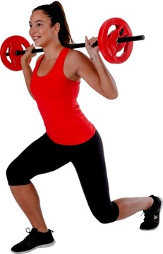 Zestaw Sztanga BODY-PUMP 20KG Obciążenie Regulowana Gryf Obciążenia Fitness