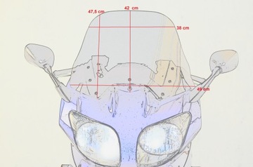 МОТОЦИКЛОВОЕ ОКНО YAMAHA FJR 1300 01-05 LOSTER