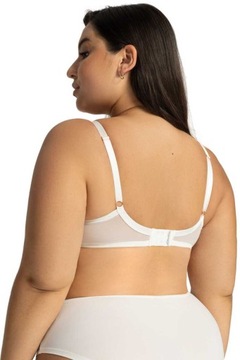 AVA Biustonosz soft z fiszbinami Crystal 1396 ecru 100D