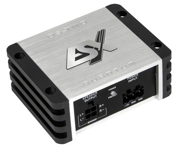 ESX QS-TWO 2 x 52/95 RMS 4/2 Ohm 1 x 190 RMS 4 Ohm Bardzo Mały!