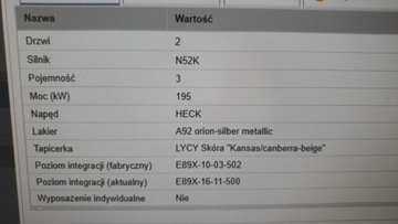 BMW Z4 E89 2010 BMW Z4 Niski przebieg, stan bardzo dobry, zdjęcie 24