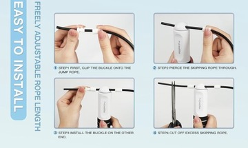 РЕГУЛИРУЕМАЯ Скакалка СО СЧЕТЧИКОМ, сталь, с ЖК-подшипниками Crossfit Fitness