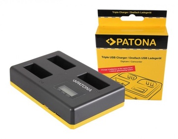 Ładowarka PATONA potrójna USB do Canon LP-E17