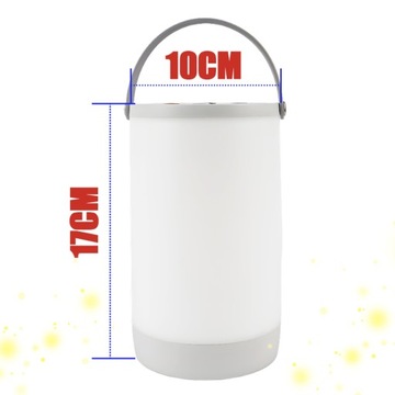 портативный подвесной ночник с сенсорным экраном для спальни, светодиодная цветная лампа RGB