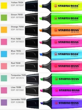 STABILO BOSS ORIGINAL хайлайтер синий