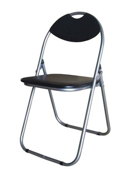 Krzesło składane konferencyjne B czarne / srebrny