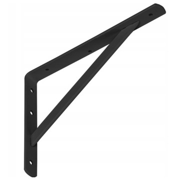 Полкодержатель усиленный - опора - WSWP BLACK 500x330x4,0