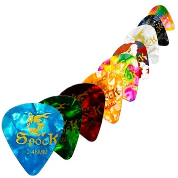 KOSTKA GITAROWA PIÓRKO DO GITARY 0.46mm 1 SZTUKA MIX KOLORÓW
