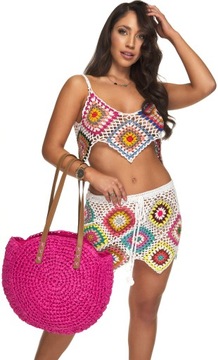 СУМКА, СОЛОМНАЯ СУМКА, ПЛЯЖНЫЙ ШОПЕР, ЭКО СОЛОМА