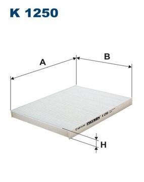 FILTR KABINY FILTRON K 1250