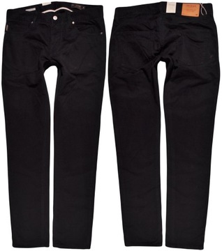 JACK&JONES spodnie SKINNY black TIM_ W33 L30
