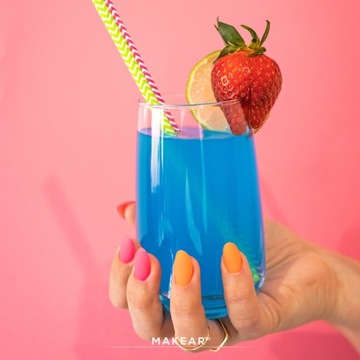 Makear Rubber Base RUBBER HYBRID 8 мл Поп-розовый