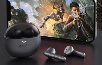 Słuchawki TWS Lenovo LP1 PRO czarne Bluetooth 5.1 mikrofon