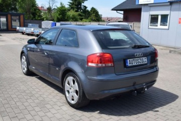 Audi A3 8P Hatchback 3d 1.9 TDI 105KM 2005 Audi A3 3-drzwiowe 1.9 TDI, Zarejetrowany, 3-drzwi, Miejski, Zgrabny, Bez, zdjęcie 6