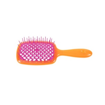 Janeke Superbrush Оранжево-розовая расческа