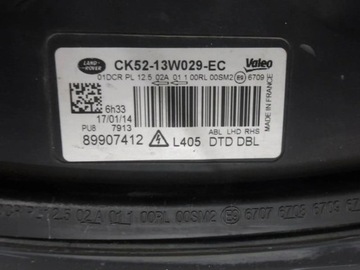 LAND ROVER RANGE SPORT L494 SVĚTLO PŘEDNÍ PRAVÁ XENON LED