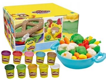 PLAY-DOH CIASTOLINA DUŻY ZESTAW KUCHARZ KUCHNIA MASA PLAYDOH