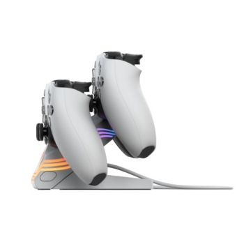 Зарядная станция DualSense AFTERGLOW WAVE White PS5 Dual Charger PDP