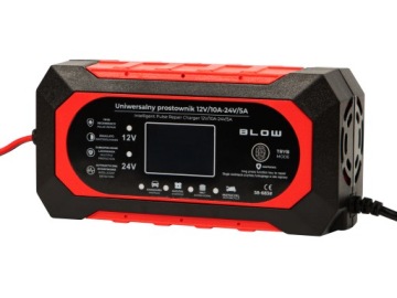 МОЩНЫЙ АВТОМОБИЛЬНЫЙ ВЫПРЯМИТЕЛЬ, АВТОМАТИЧЕСКИЙ РЕМОНТ АККУМУЛЯТОРА 24В 12В 10А