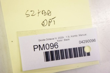 PM096 SKODA OCTAVIA IV SKLO (OKNO) PRAVÝ ZADNÍ 20R KOMBI