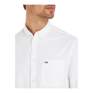 TOMMY HILFIGER MĘSKA KOSZULA TJM REG OXFORD SHIRT BIAŁA r.XL