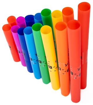 BOOM TUBE 2 НАБОРА DIATONIC TUBE8 разноцветных тюбиков BOOMWHACKERS + ИГРОВОЙ КУРС